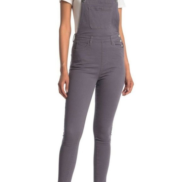 WE WORE WHAT HIGH RISE SKINNY OVERALLS - Picture 7 of 7